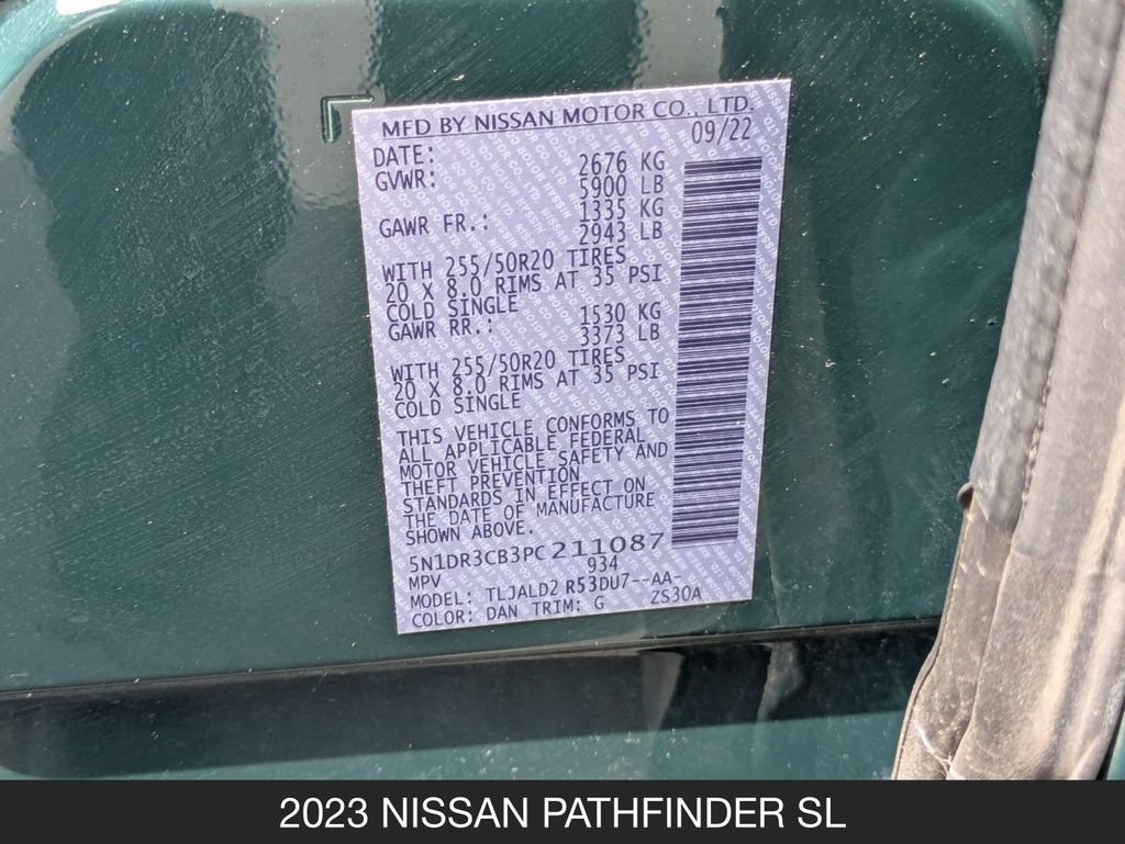Used 2023 Nissan Pathfinder SL w/ SL Premium Package FWD image 26