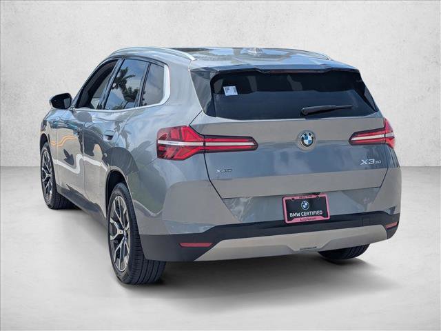 Certified 2025 BMW X3 xDrive30i w/ Convenience Package AWD/4WD image 8