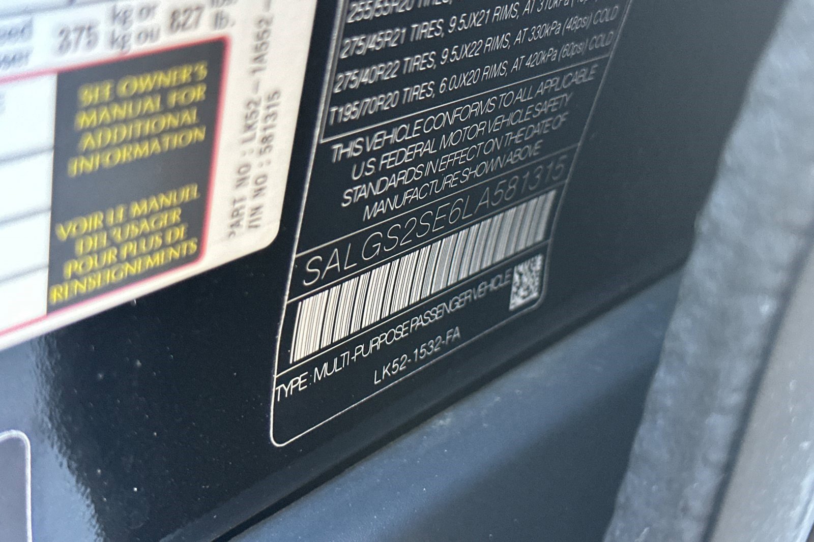 Used 2020 Land Rover Range Rover HSE image 37