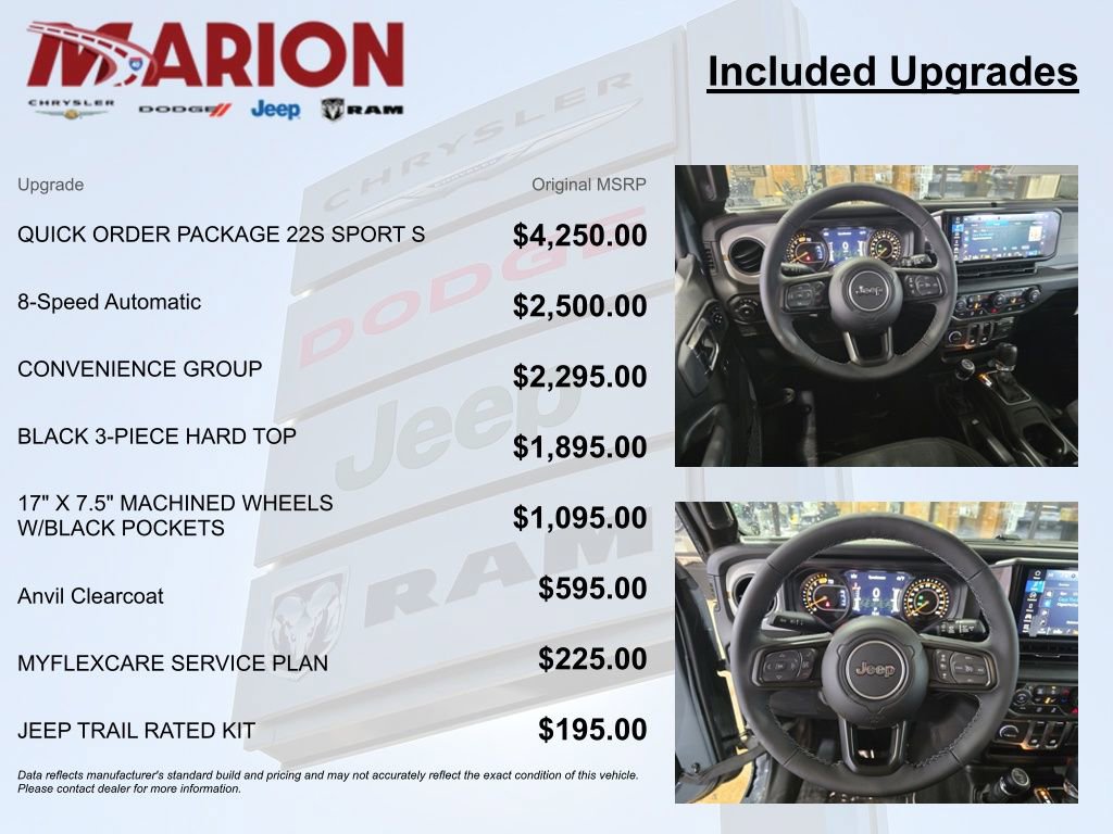 New 2026 Jeep Wrangler Sport S image 9