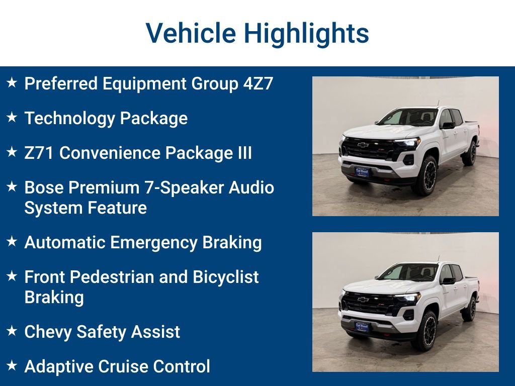 New 2026 Chevrolet Colorado Z71 w/ Technology Package image 3
