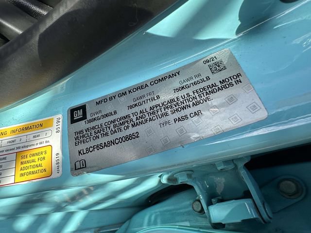 Certified 2022 Chevrolet Spark LT w/ Driver Confidence Package FWD image 8