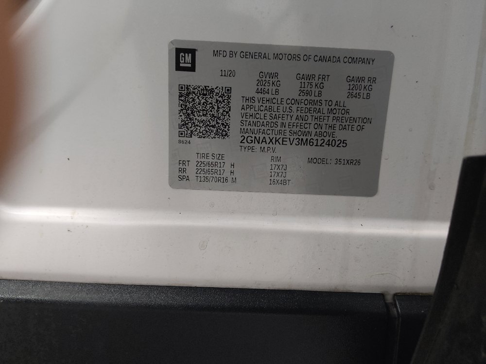 Used 2021 Chevrolet Equinox LT FWD image 33