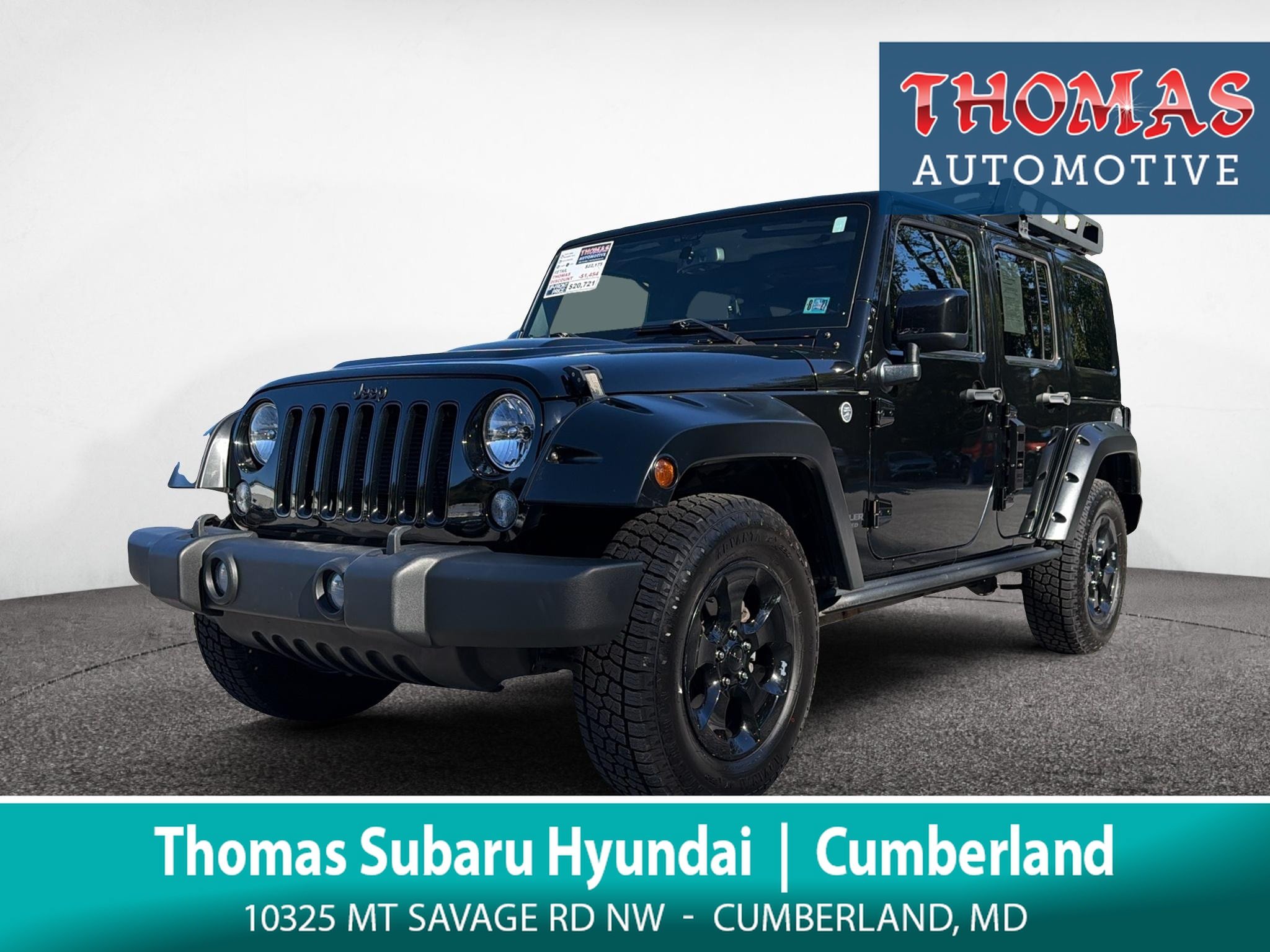 Used 2015 Jeep Wrangler Unlimited Sahara AWD/4WD image 1