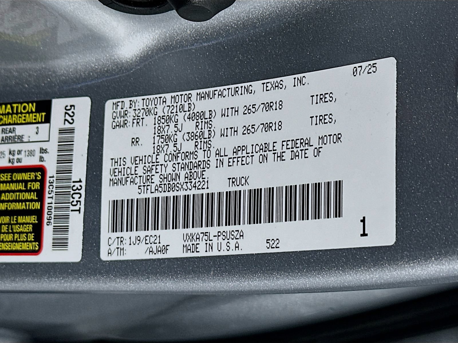 Used 2025 Toyota Tundra SR5 w/ SR5 Premium Package AWD/4WD image 36