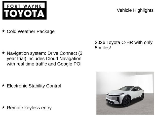 New 2026 Toyota C-HR AWD/4WD image 7
