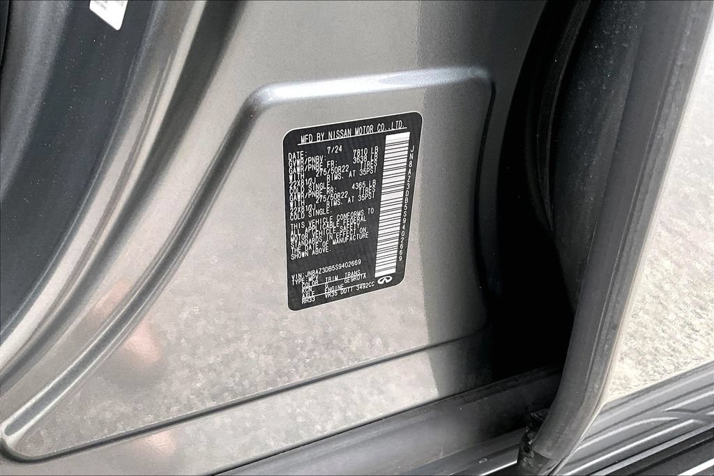 Certified 2025 INFINITI QX80 Sensory AWD/4WD image 45