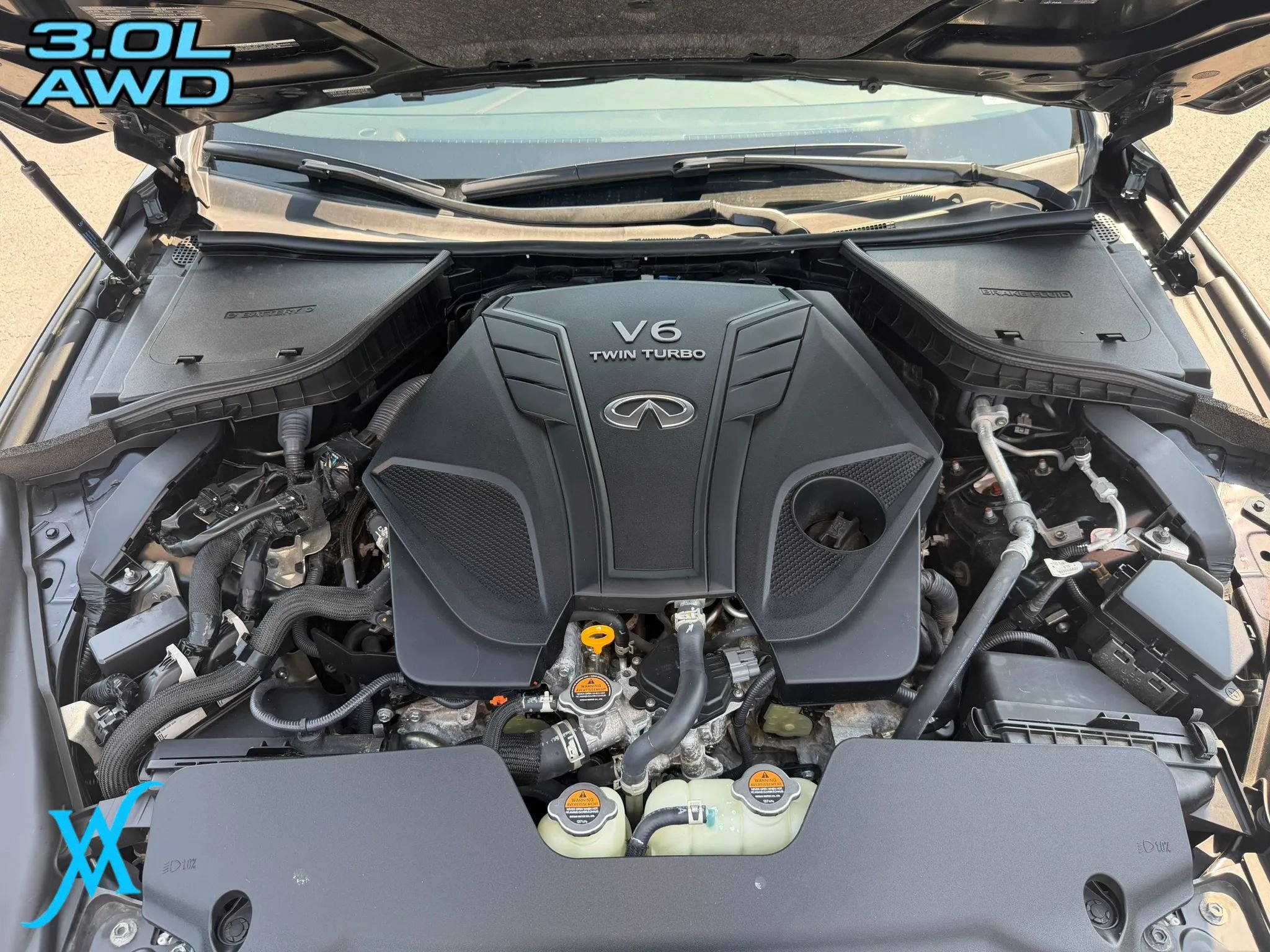 Used 2023 INFINITI Q50 Red Sport 400 w/ Black Opal Edition AWD/4WD image 38