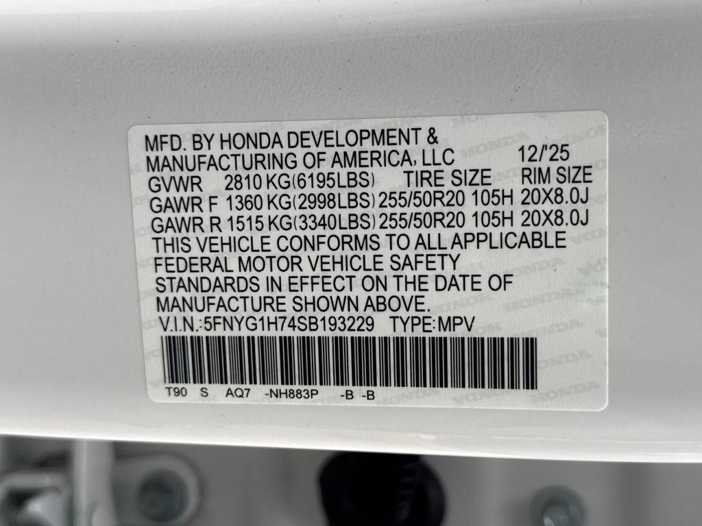 New 2025 Honda Pilot Touring image 28