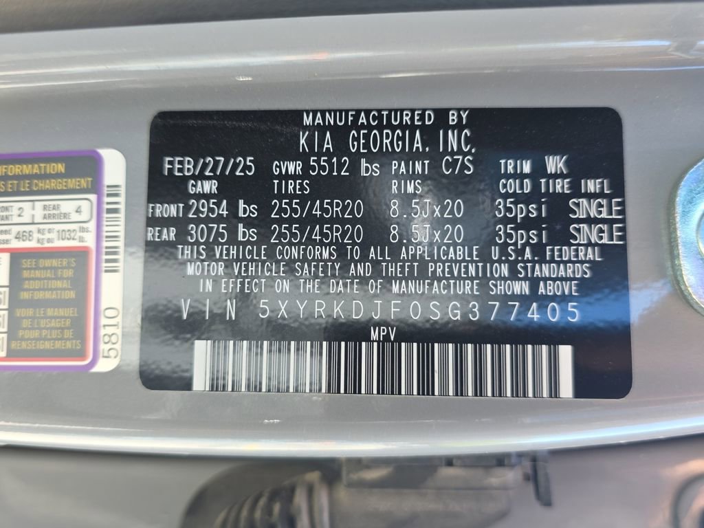 Used 2025 Kia Sorento SX Prestige AWD/4WD image 20