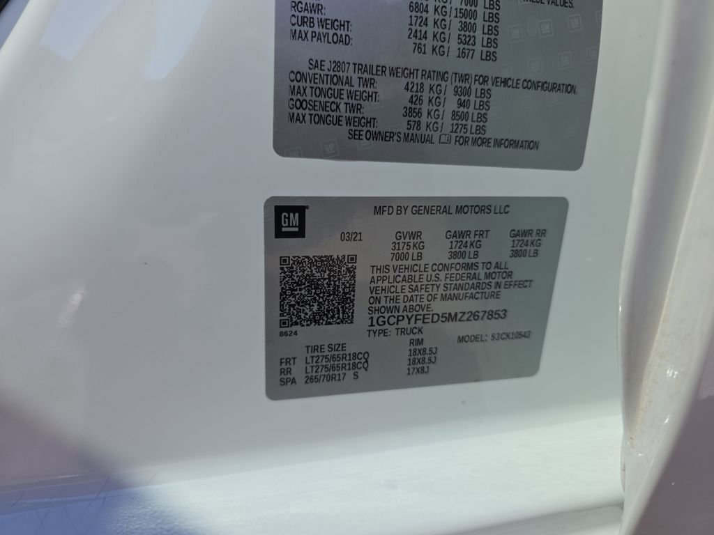 Used 2021 Chevrolet Silverado 1500 LT Trail Boss w/ Convenience Package II image 37