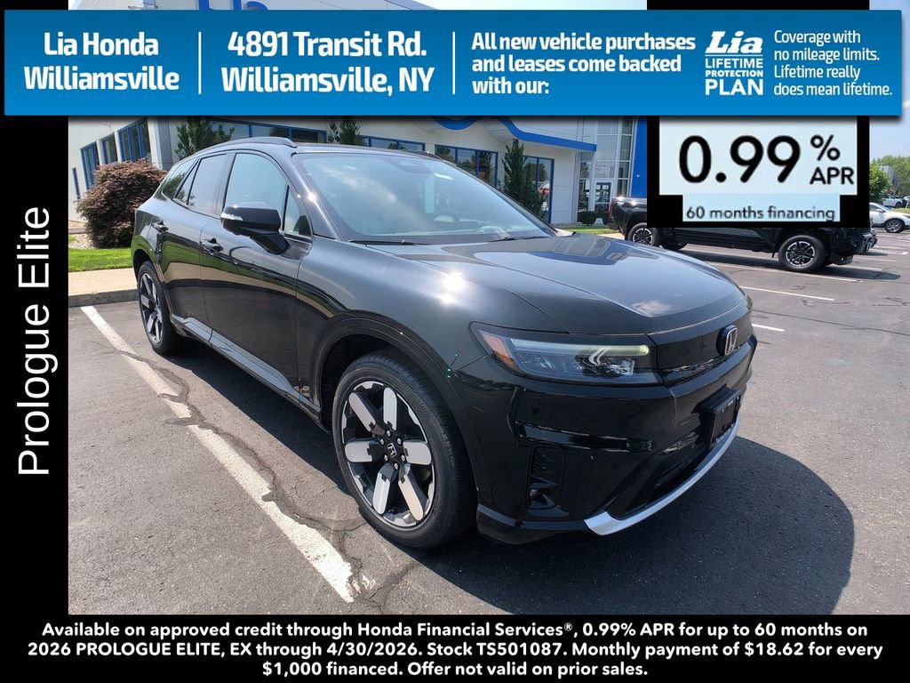 New 2026 Honda Prologue Elite 360° Tour