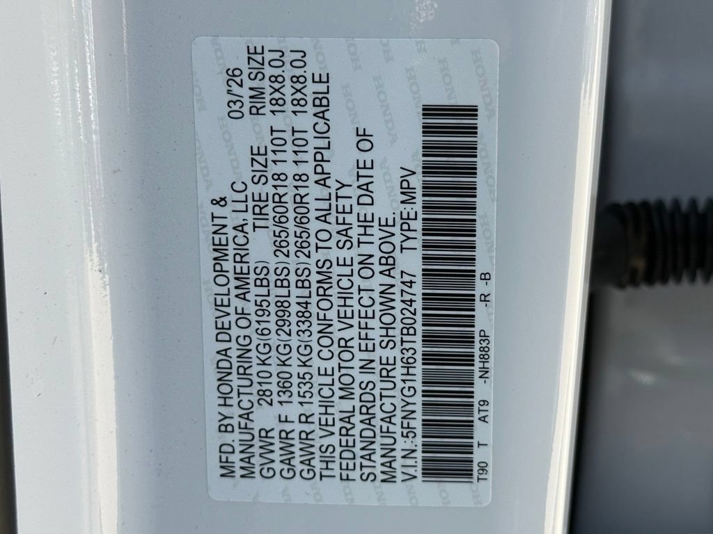 Certified 2026 Honda Pilot TrailSport image 34