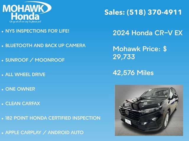 Certified 2024 Honda CR-V EX image 8