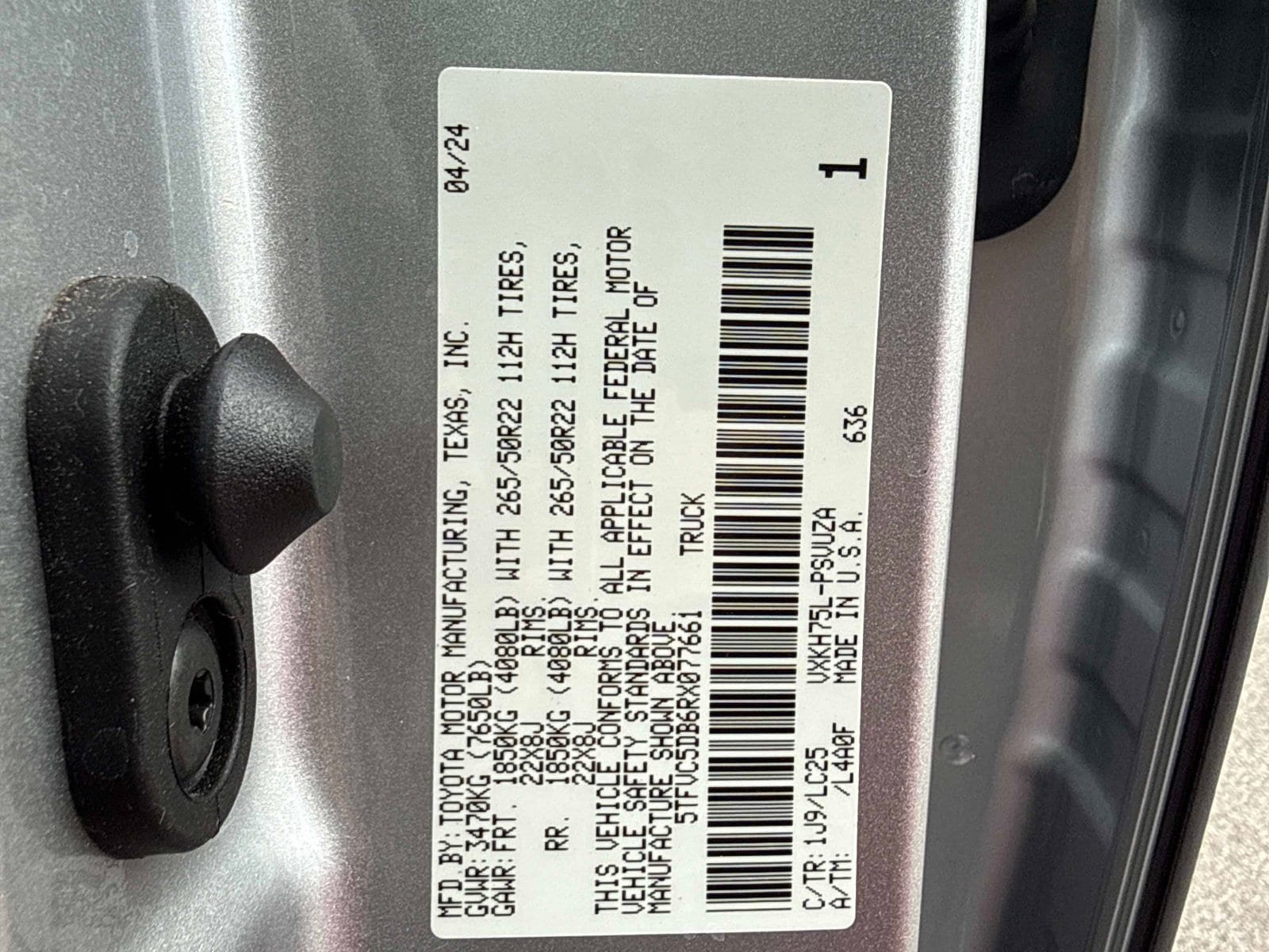 Used 2024 Toyota Tundra Capstone AWD/4WD image 35