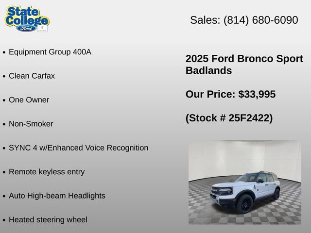 Used 2025 Ford Bronco Sport Badlands AWD/4WD image 6