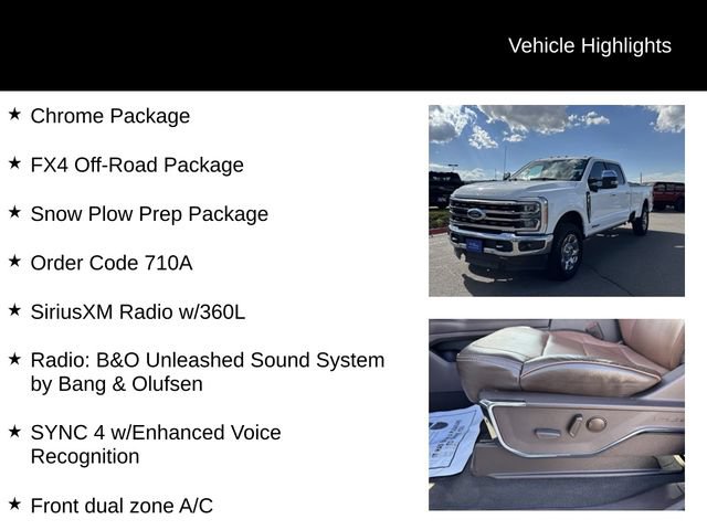Certified 2023 Ford F350 King Ranch w/ Chrome Package AWD/4WD image 8
