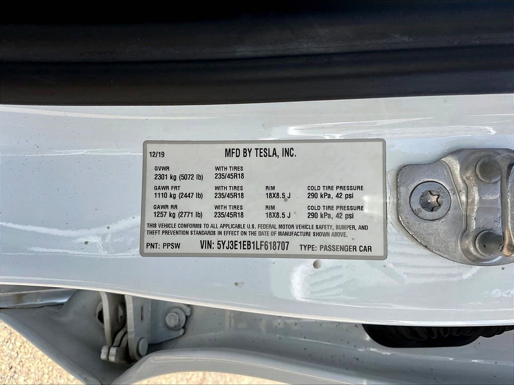 Used 2020 Tesla Model 3 Long Range AWD/4WD image 17