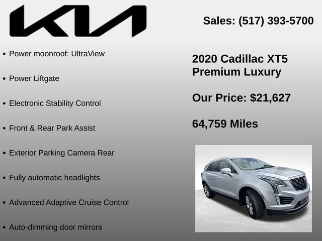 Used 2020 Cadillac XT5 Premium Luxury FWD image 19
