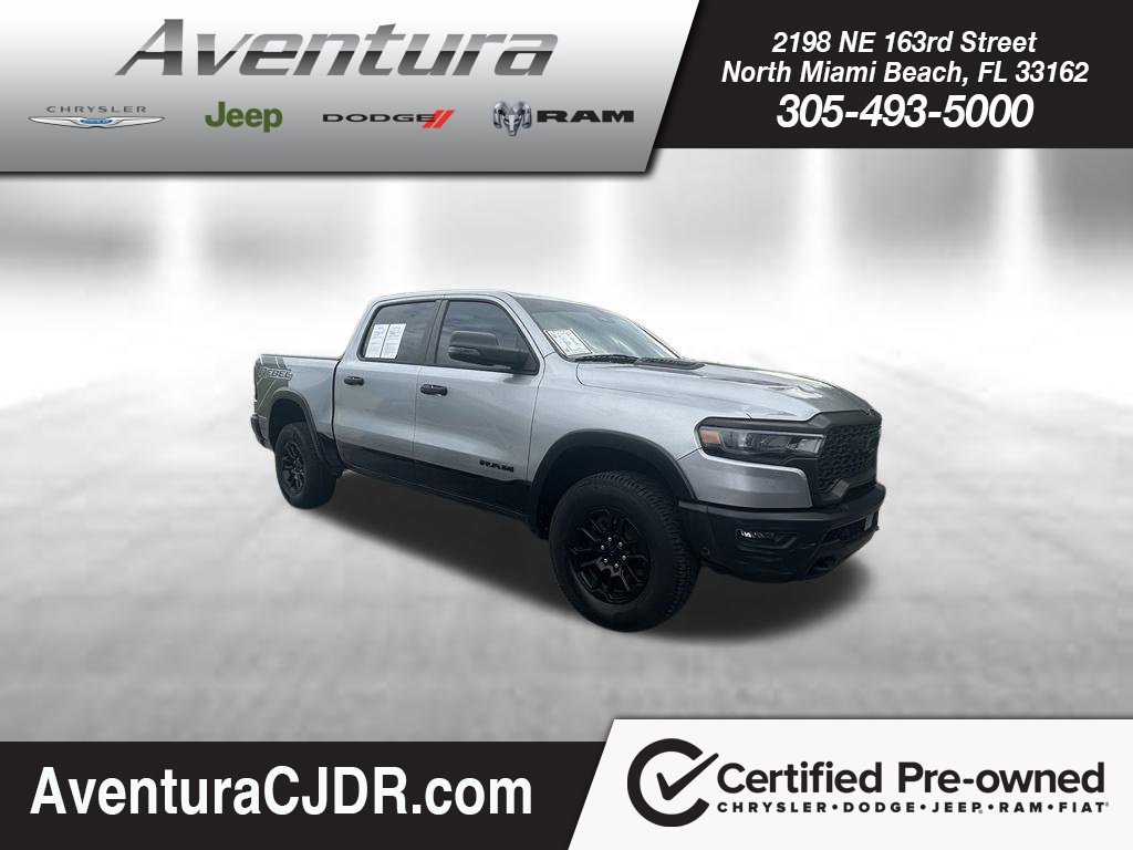 Certified 2025 RAM 1500 Rebel w/ Rebel Level 1 Equipment Group AWD/4WD 360° Tour