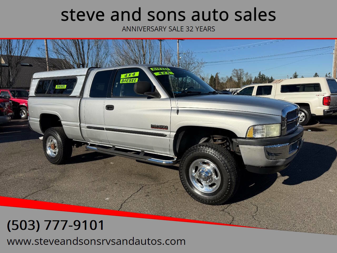 Used 2002 Dodge Ram 2500 Truck 4x4 Quad Cab image 1