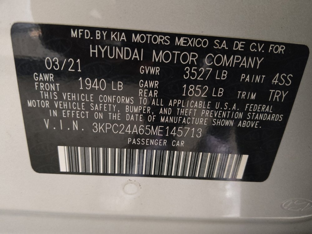 Used 2021 Hyundai Accent SEL image 33