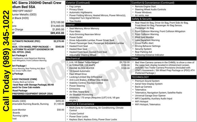 Used 2023 GMC Sierra 2500 Denali w/ Denali Ultimate Package AWD/4WD image 3
