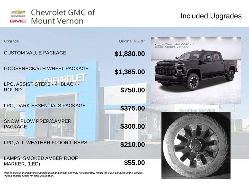 Used 2020 Chevrolet Silverado 2500 Custom w/ Custom Value Package AWD/4WD image 6