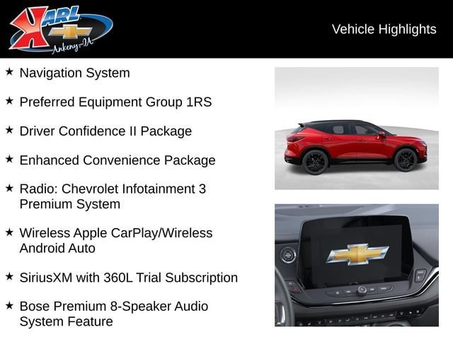 New 2026 Chevrolet Blazer RS AWD/4WD image 3