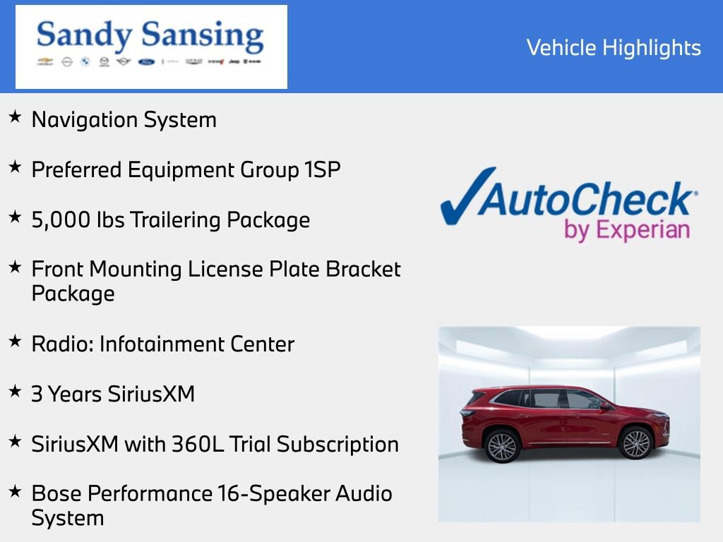 Used 2025 Buick Enclave Avenir w/ Trailering Package, 5000 lbs. AWD/4WD image 7