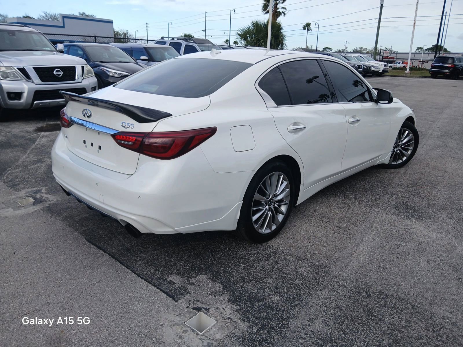 Used 2021 INFINITI Q50 Luxe w/ Cargo Package AWD/4WD image 4