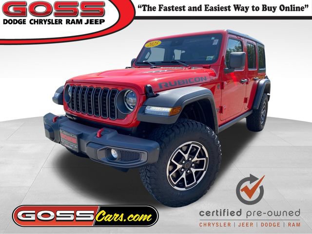 Certified 2025 Jeep Wrangler Unlimited Rubicon