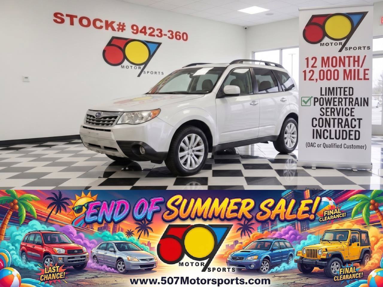 Used 2011 Subaru Forester 2.5X Touring w/ Popular Equipment Group 4B