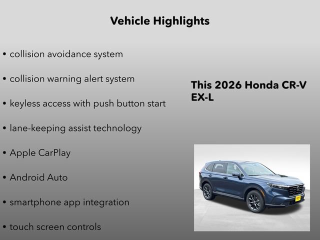 New 2026 Honda CR-V EX-L image 10