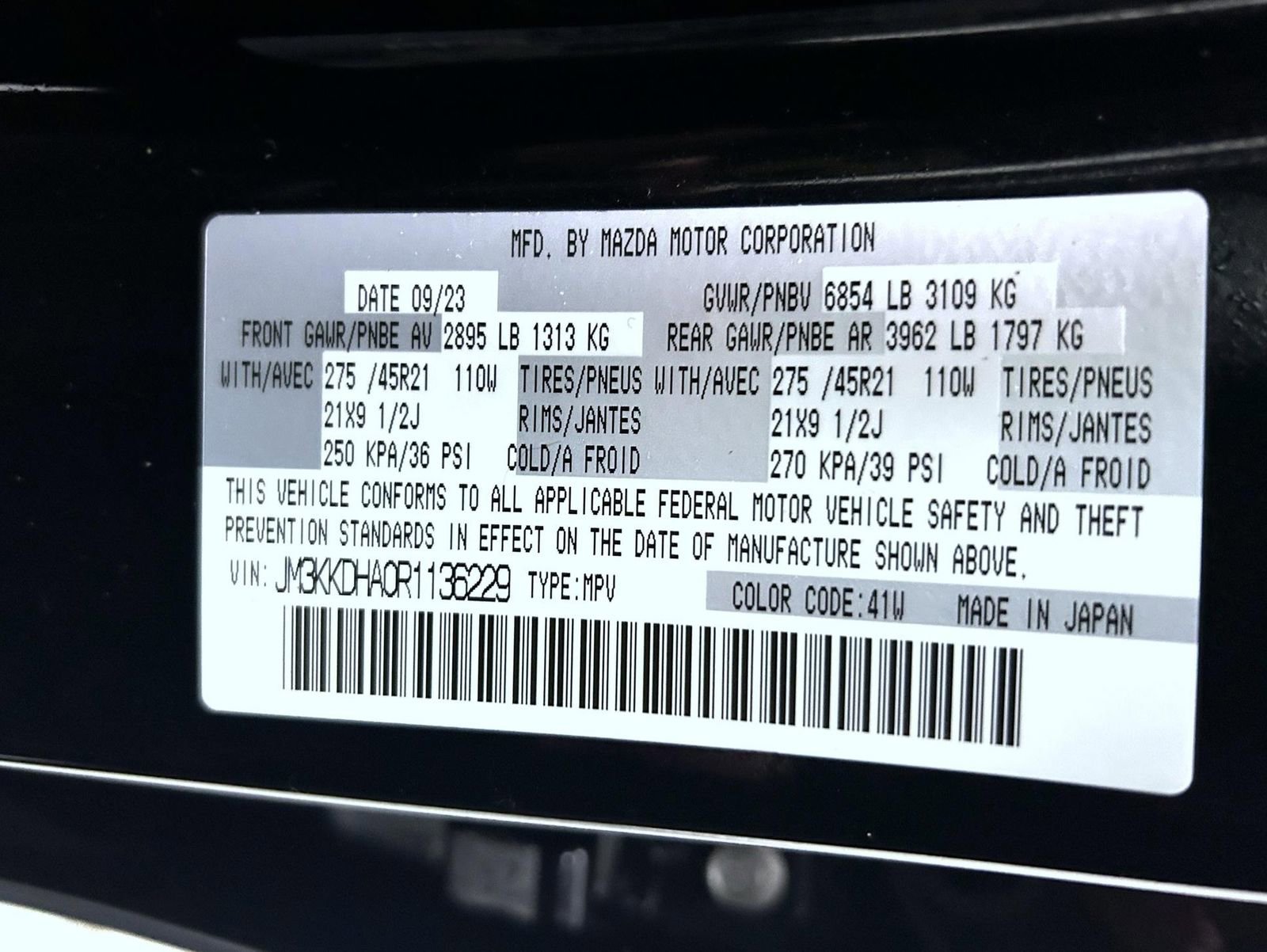 Certified 2024 MAZDA CX-90 Plug-In Hybrid w/ Premium Pkg image 26