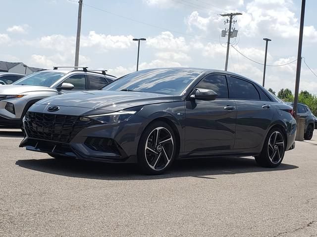 Used 2023 Hyundai Elantra N Line w/ Preferred Accessory Package FWD image 1