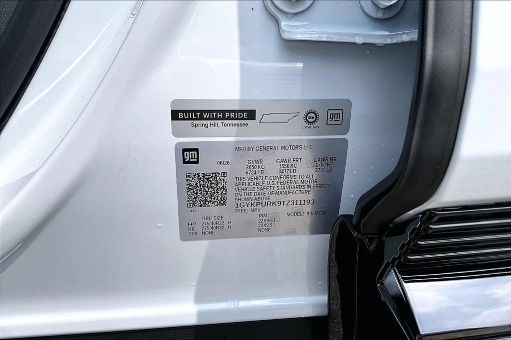 New 2026 Cadillac Lyriq Sport w/ LPO, ONYX Package RWD image 12