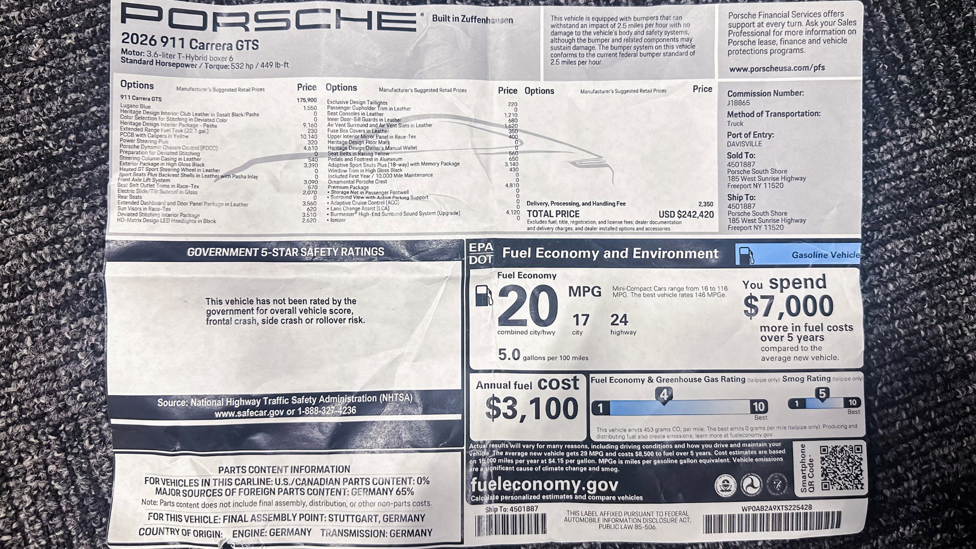 Used 2026 Porsche 911 Carrera GTS image 94