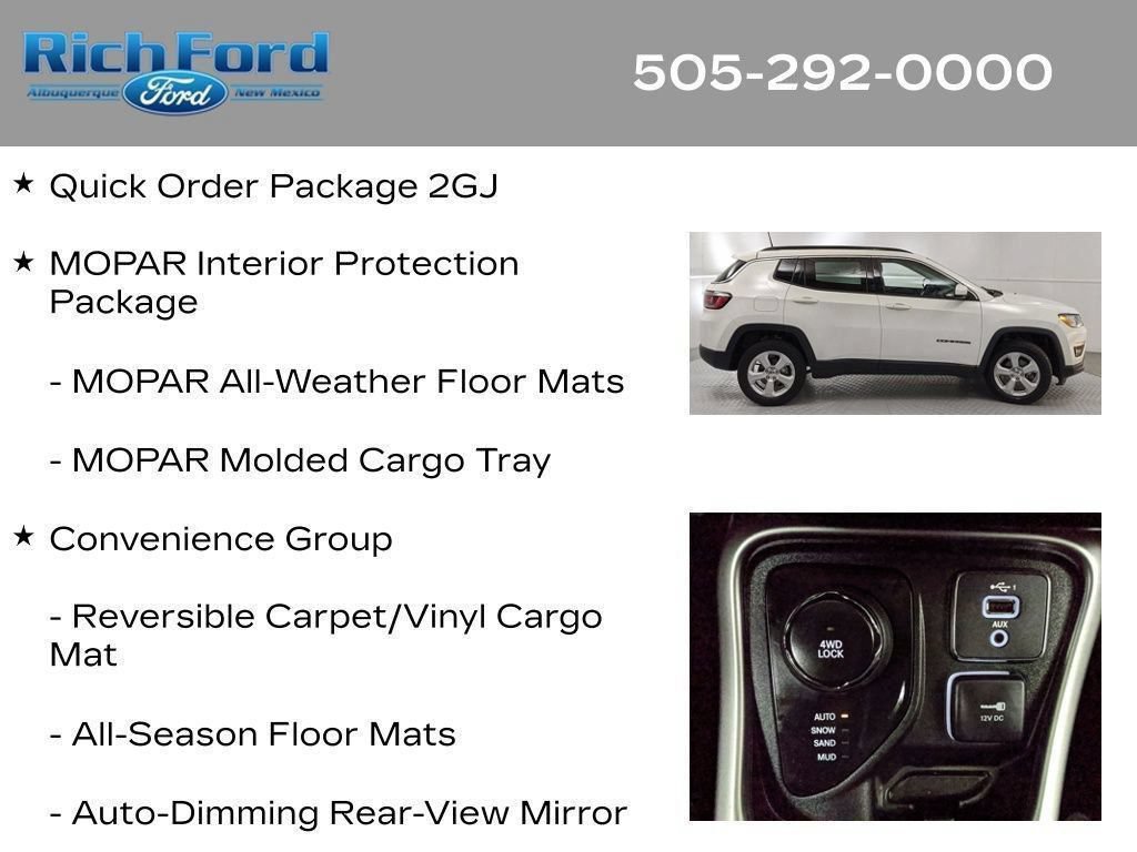 Used 2021 Jeep Compass Latitude w/ Convenience Group AWD/4WD image 12