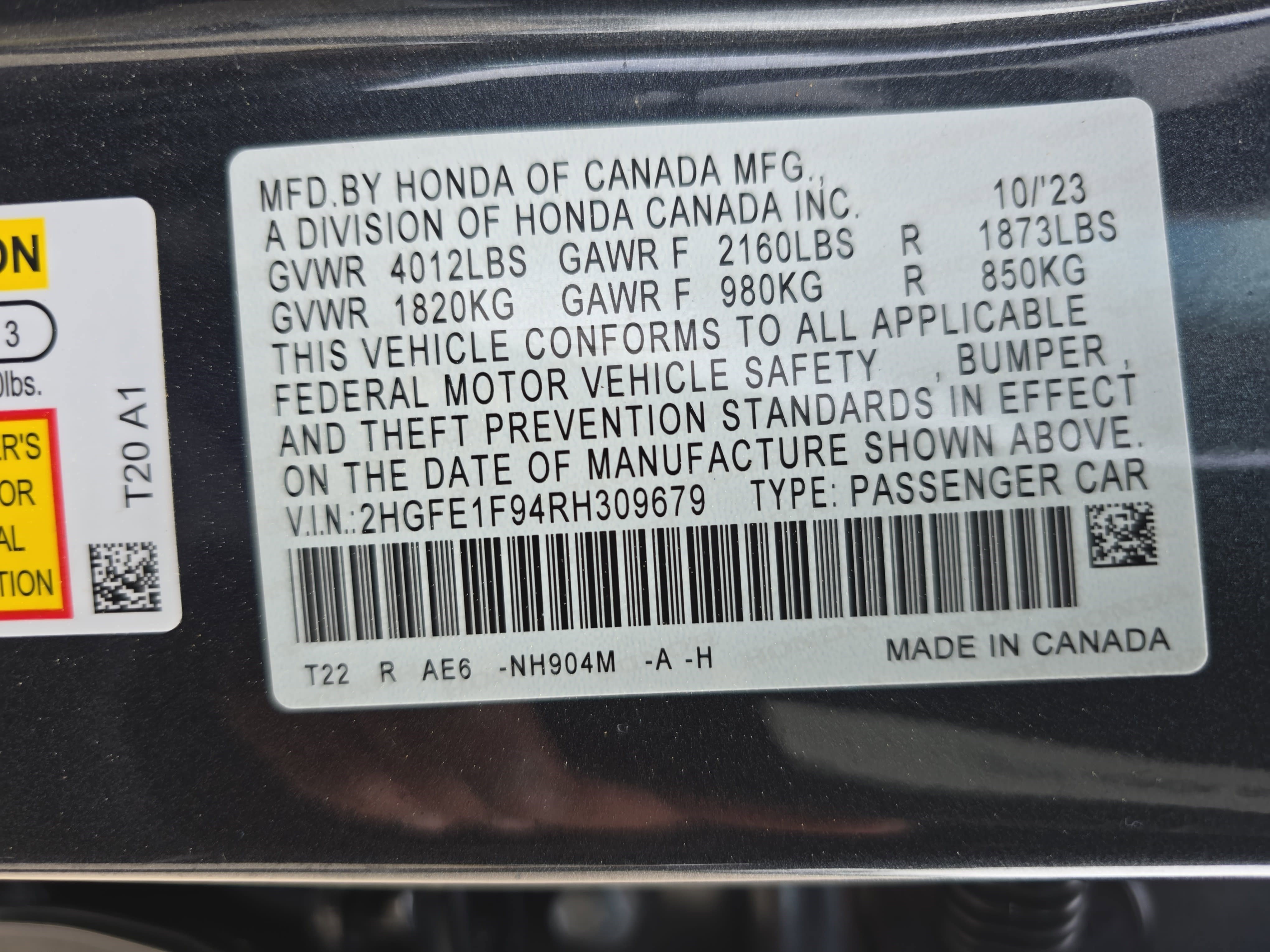 Used 2024 Honda Civic Touring image 37