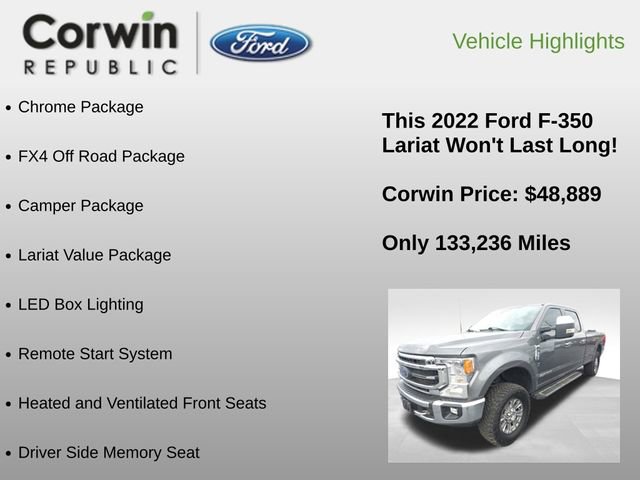 Used 2022 Ford F350 Lariat w/ Chrome Package image 6