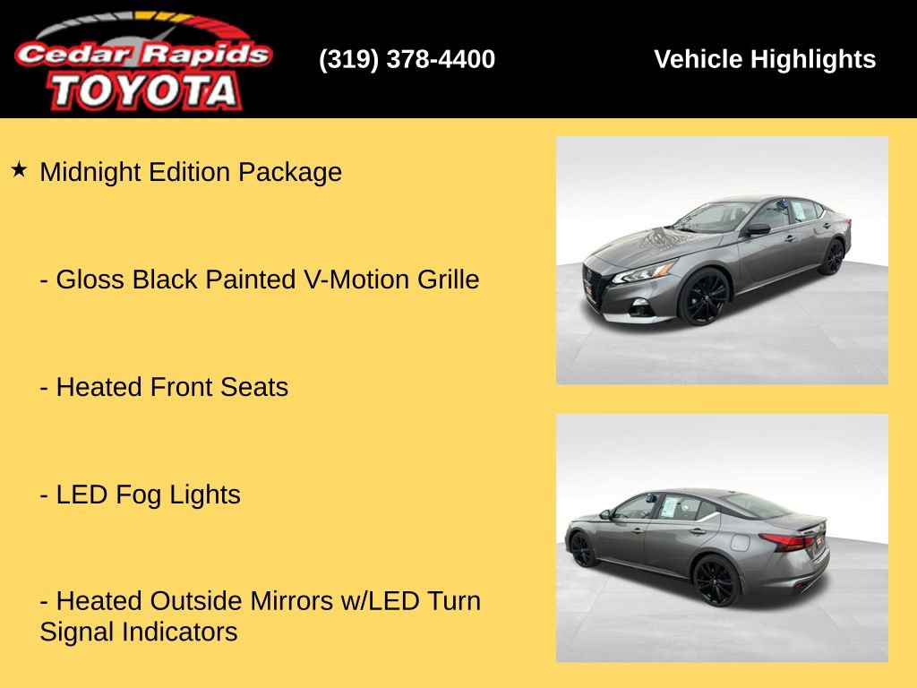 Used 2022 Nissan Altima 2.5 SR w/ Midnight Edition Package image 29