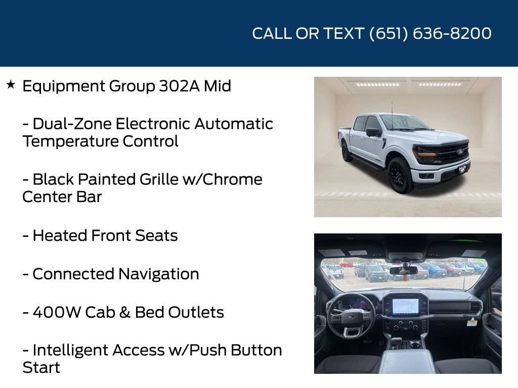 Used 2025 Ford F150 XLT w/ Equipment Group 302A MID AWD/4WD image 15