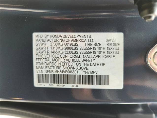 New 2027 Honda Odyssey Touring image 17