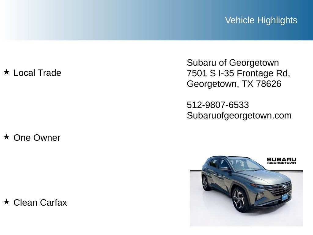 Used 2022 Hyundai Tucson SEL w/ Convenience Package FWD image 10