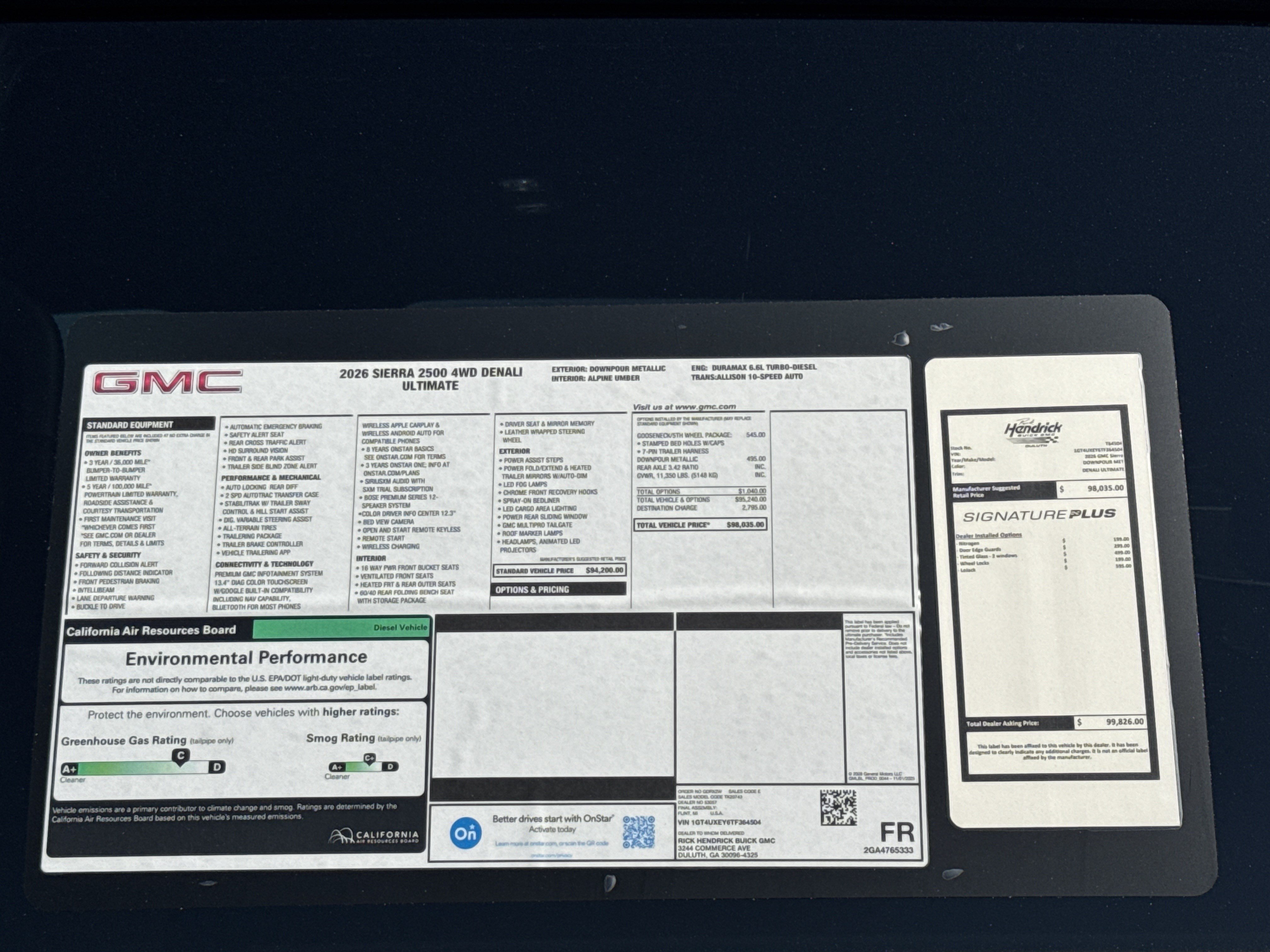 New 2026 GMC Sierra 2500 Denali Ultimate AWD/4WD image 39