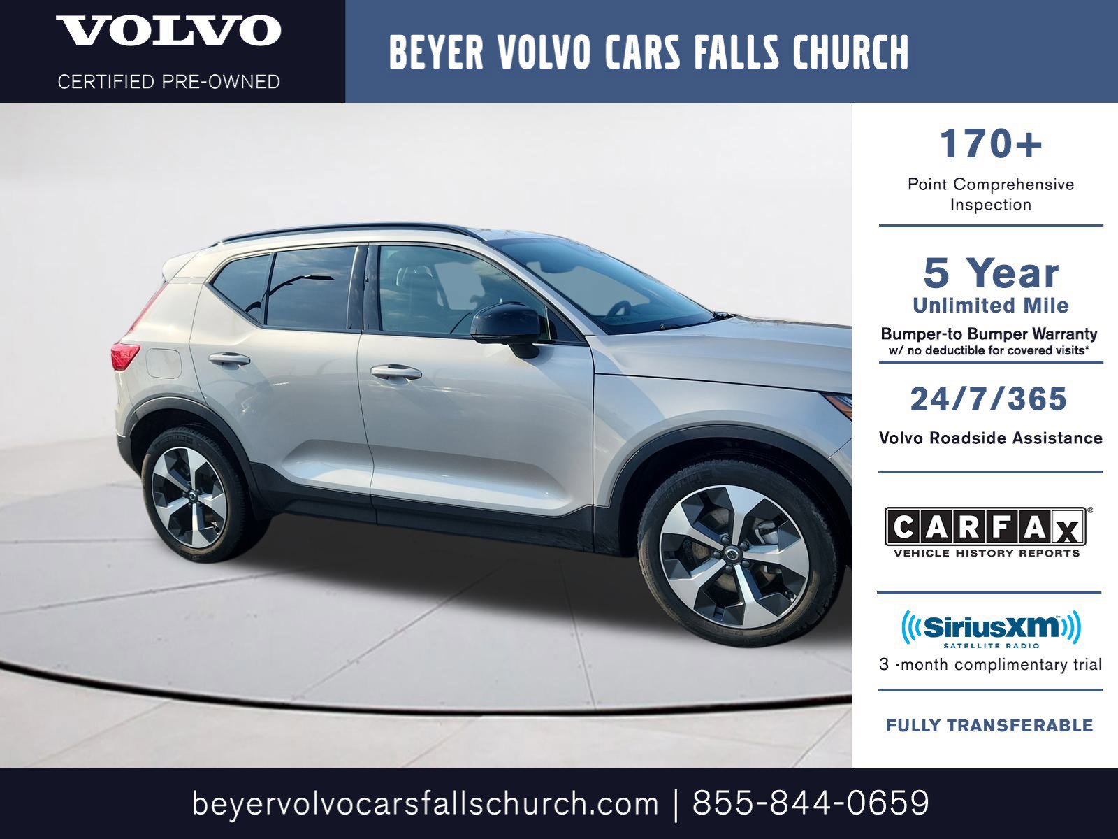 Certified 2025 Volvo XC40 B5 Plus