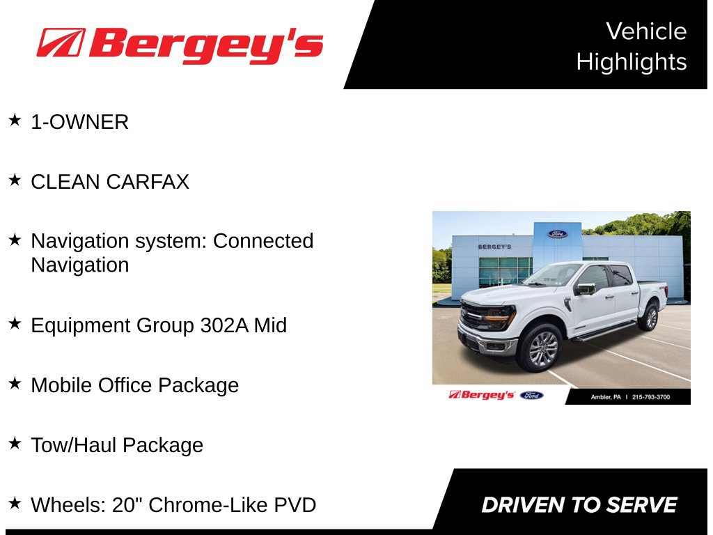 Certified 2024 Ford F150 XLT w/ Equipment Group 302A MID AWD/4WD image 5