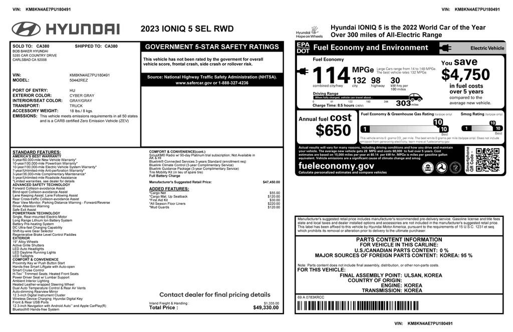 Used 2023 Hyundai Ioniq 5 SEL image 4