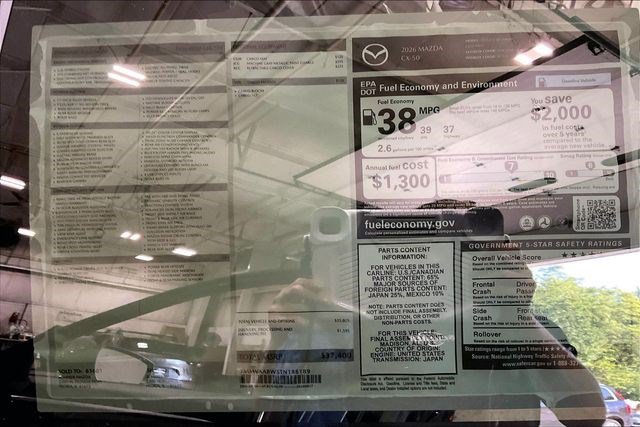 New 2026 MAZDA CX-50 2.5 Hybrid w/ Cargo Package AWD/4WD image 13